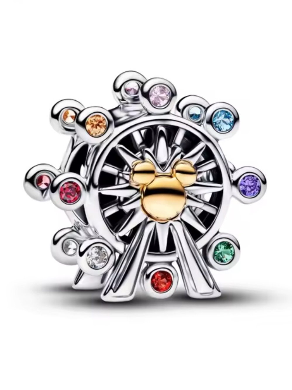 NWOT Disney Parks Pixar Pal-A-Round Mickey Ferris Wheel Charm Sterling Silver